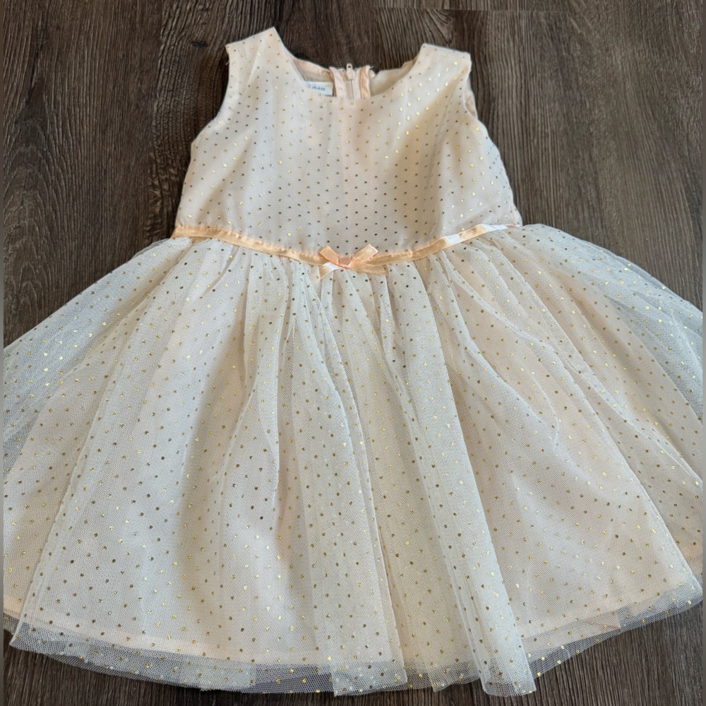 Light pink and gold formal dress 2T